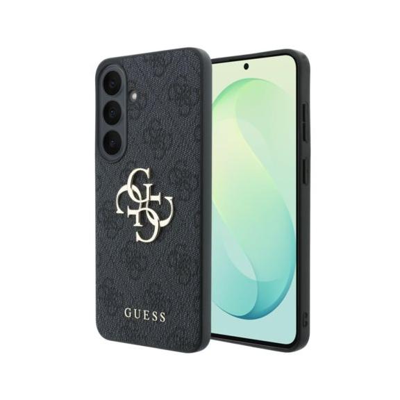 GUESS futerał do SAMSUNG S26 FE (Leather 4G Metal Logo) czarny