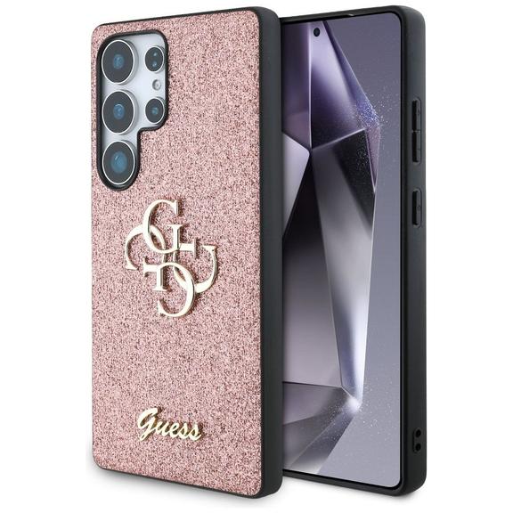 GUESS futerał do SAMSUNG S25 Ultra GUHCS25LHG4SGP (Fixed Glitter Big 4G) różowy