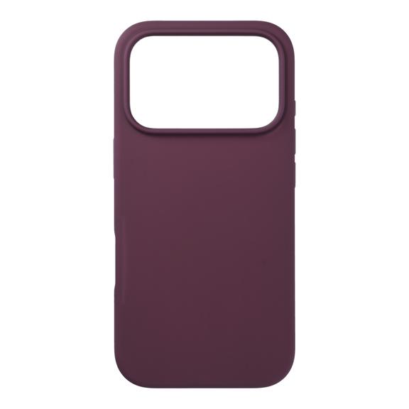Etui na iPhone 18 Pro / 17 Pro Silicone 2mm (camera protection) dark cherry