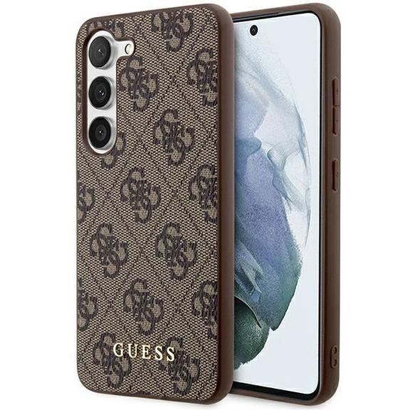 GUESS futerał do SAMSUNG S24 Plus GUHCS24MG4GFBR (Classic logo) brązowy