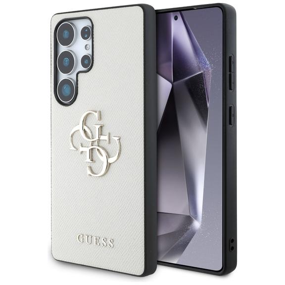 GUESS futerał do SAMSUNG S25 Ultra GUHCS25LPGT4MBE (PU Grained Big 4G and Classic Logo) beżowy