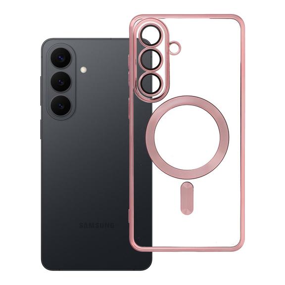 Futerał do Samsung S26 PLUS Electro Mag Cover zgodny z MagSafe złoty róż