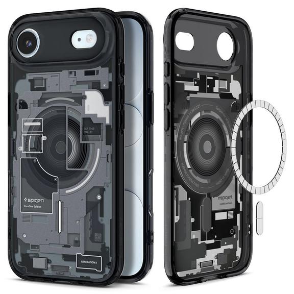 SPIGEN futerał ULTRA HYBRID MAG MAGSAFE IPHONE 17 AIR ZERO ONE BLACK