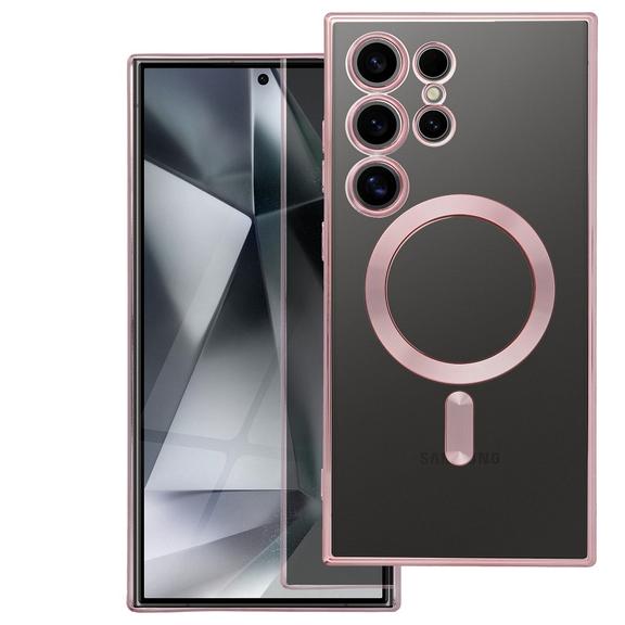 Etui na Samsung S26 FE Electro Mag Cover zgodne z MagSafe złoto różowe