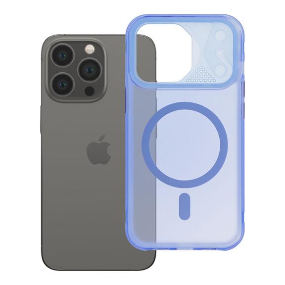 Etui na iPhone 13 PRO Aurora zgodne z MagSafe niebieskie