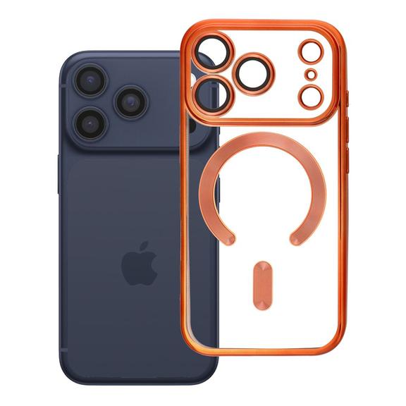 Etui na iPhone 17 Pro / 18 Pro (low camera edge) Electro Mag Cover zgodne z MagSafe orange
