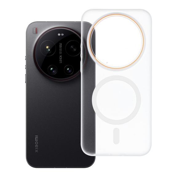 Etui na Xiaomi 17 ULTRA Go Orange zgodne z MagSafe transparentne