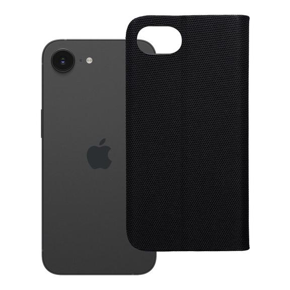 Etui z klapką na iPhone 16e (SE 4 2025) Sensitive Book czarne