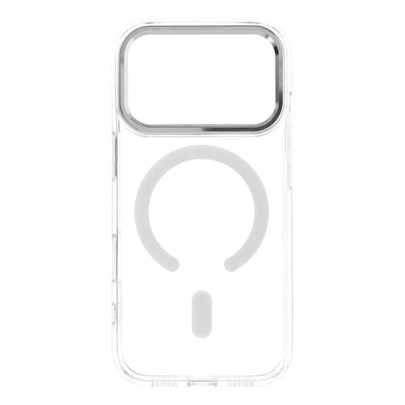 Etui na iPhone 18 Pro / 17 Pro Frame Clear Hybrid Mag Cover zgodny z MagSafe transparentne