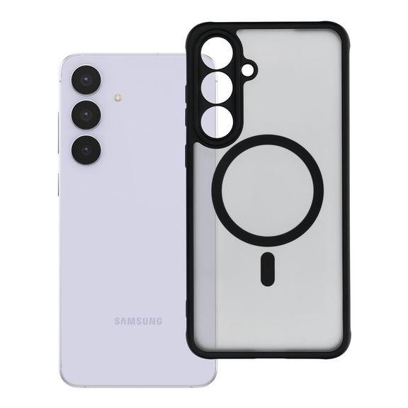 Futerał do Samsung S25 FE Full Matte Mag Cover zgodny z MagSafe czarny