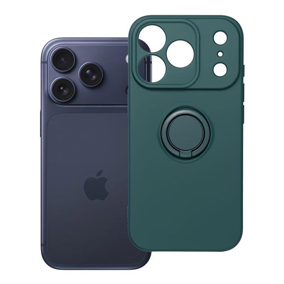 Etui na iPhone 18 Pro / 17 Pro Silicone Ring zielone