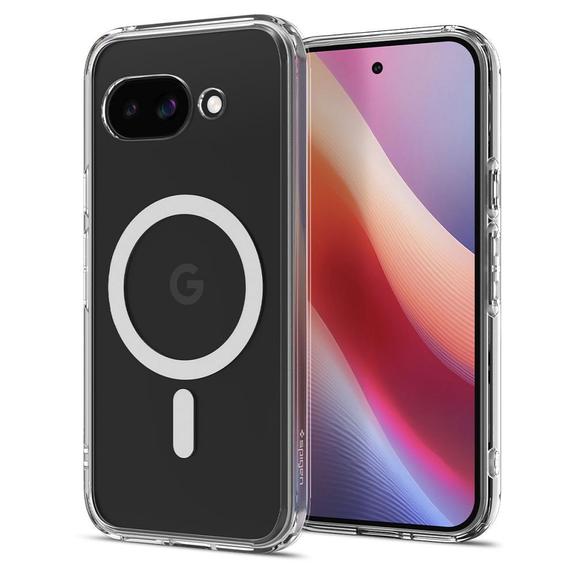 SPIGEN futerał ULTRA HYBRID MAG kompatybilny z MagSafe do GOOGLE PIXEL 9A clear/white