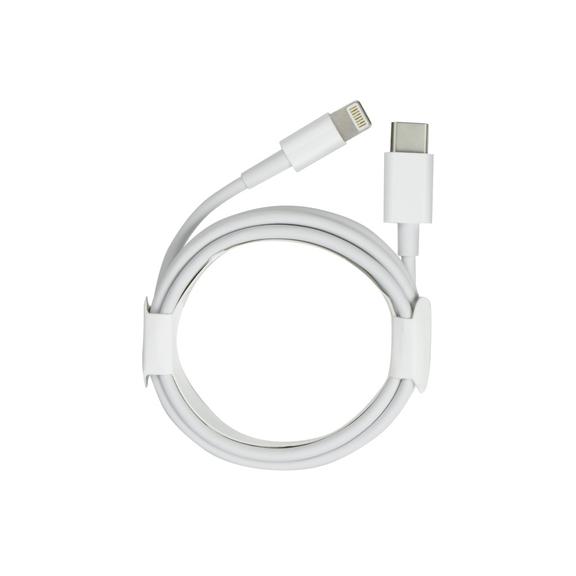 Kabel USB C do Lightning PD 2A 12W 1 m biały