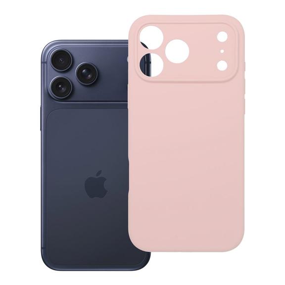 Etui na iPhone 18 Pro Max / 17 Pro Max Silicone 2mm (camera protection) zgodne z MagSafe pudrowy róż