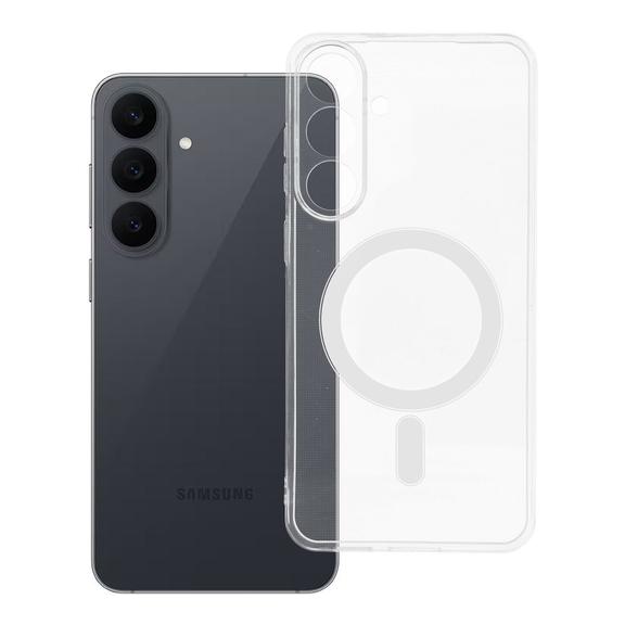 Etui na Samsung S26 FE / S25 FE Clear Case 2 mm Mag Cover zgodne z MagSafe (camera protection) transparentne