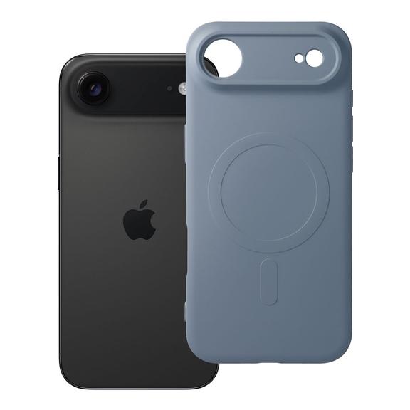 Etui na iPhone 17 AIR Silicone Mag Cover zgodne z MagSafe (camera protection) jasnoniebieskie