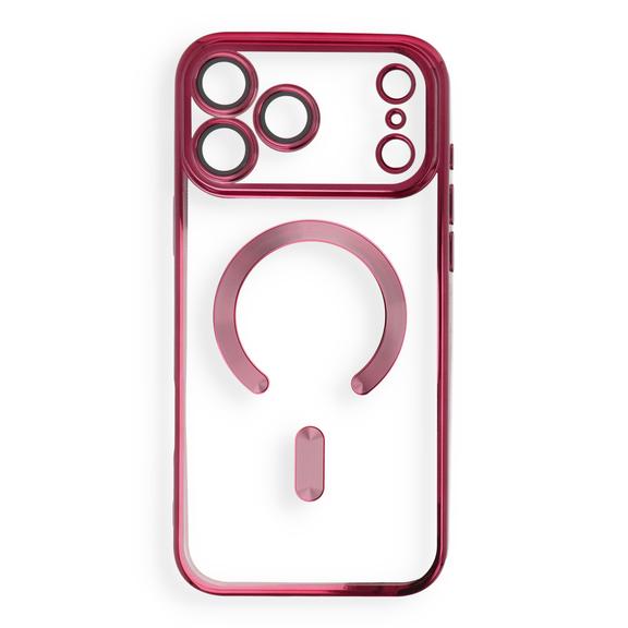 Etui na iPhone 18 Pro Max / 17 Pro Max Electro Mag Cover zgodne z MagSafe dark cherry