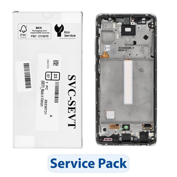 ServicePack Wyświetlacz LCD SAMSUNG  A52S 5G A528B GH82-26861D White