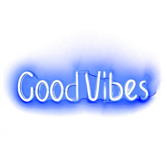 NEON NA ŚCIANĘ LED na USB - Good Vibes model