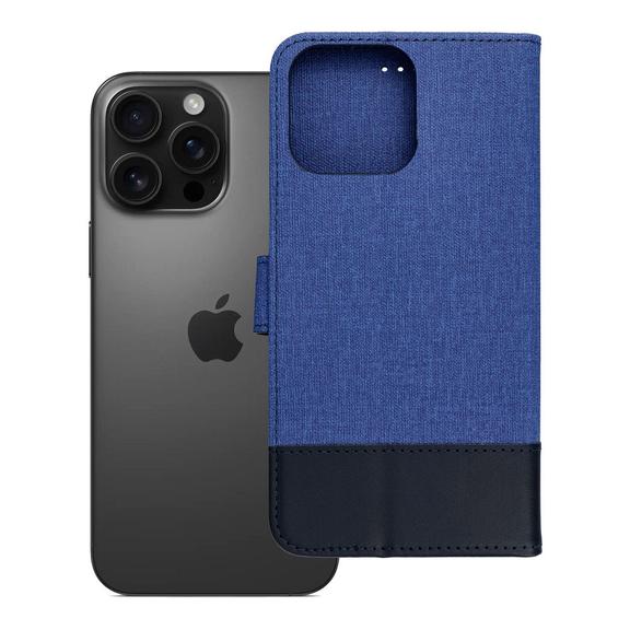 Etui z klapką na iPhone 16 PRO MAX Gomma Book niebieskie