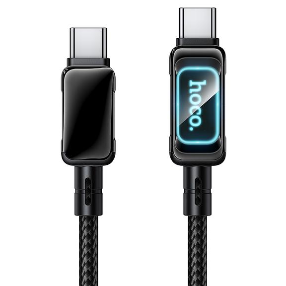 Kabel USB C do USB C Hoco PD 3A 60W 1 m U157 Fuente czarny