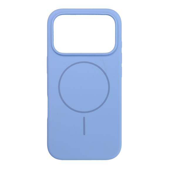 Etui na iPhone 18 Pro / 17 Pro Silicone 2mm (camera protection) zgodne z MagSafe jasno niebieskie