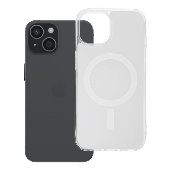 Etui na iPhone 15 Clear Fusion Mag Cover zgodne z MagSafe białe