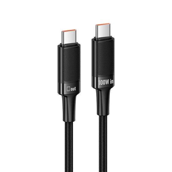Kabel USB C do USB C Hoco PD 5A 100W 1,2 m U153 Extreme czarny