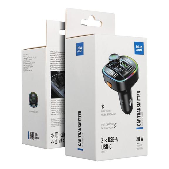Transmiter Blue Star Wave L2 RGB Ambient light typ C x1 USB x2 20W czarny