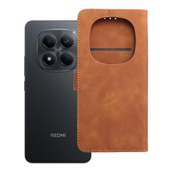 Etui z klapką na Xiaomi Redmi NOTE 15 PRO 5G Tender Book brązowe