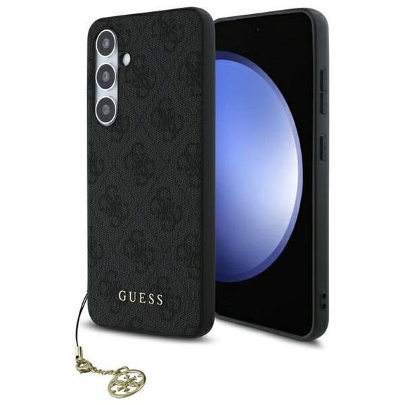 GUESS futerał do SAMSUNG S24 FE GUHCS24FEGF4GGR (HC PU 4G Charm) szary