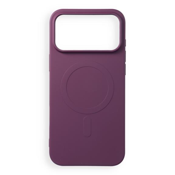 Etui na iPhone 18 Pro Max / 17 Pro Max Silicone Mag Cover zgodne z MagSafe (big hole) dark cherry