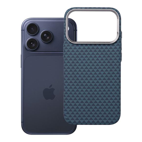 Etui na iPhone 18 Pro / 17 Pro K-Look zgodne z MagSafe niebieskie