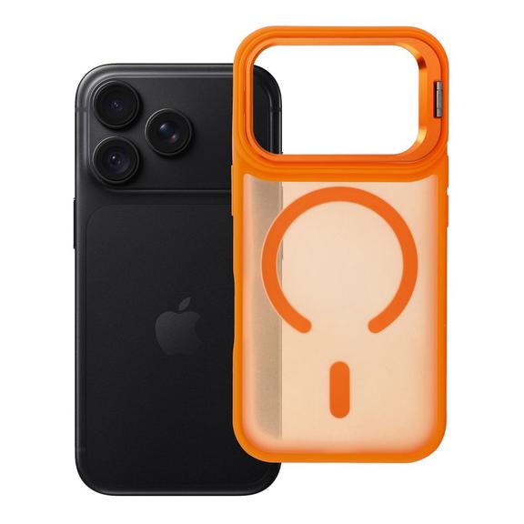 Etui na iPhone 18 Pro / 17 Pro Forcell F-Protect Shadow Stand Premium zgodne z MagSafe orange 0INT