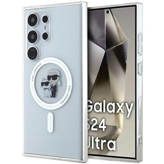 KARL LAGERFELD futerał do SAMSUNG S24 Ultra KLHMS24LHGKCNOT (MAGSAFE IML KC) transparentny