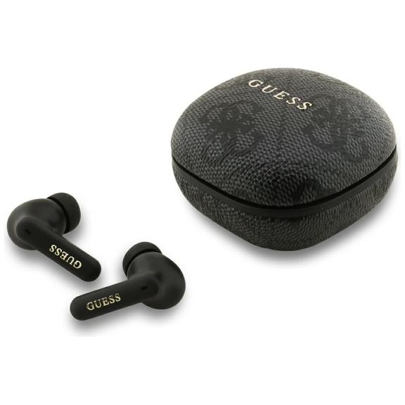 Słuchawki bezprzewodowe douszne Guess TWS ENC 4G Classic Metal Logo czarne