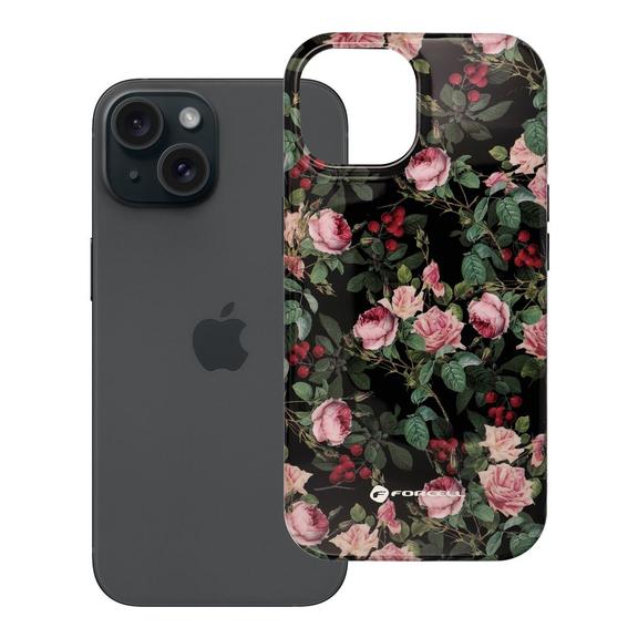 Etui na iPhone 15 Forcell F-Protect Mirage zgodne z MagSafe Military Drop-Test rose drama