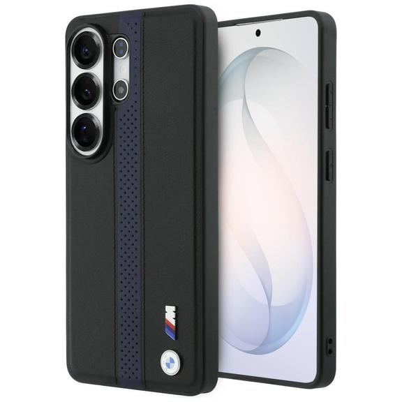 BMW futerał do SAMSUNG S26 Ultra kompatybilny z MagSafe BMHMS26L25PCPSKB (Perforated Stripe Logo) niebieski
