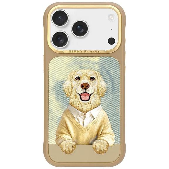 NIMMY futerał GENTLE PETS SERIES DOG kompatybilny z MagSafe do IPHONE 18 Pro/17 Pro brązowy