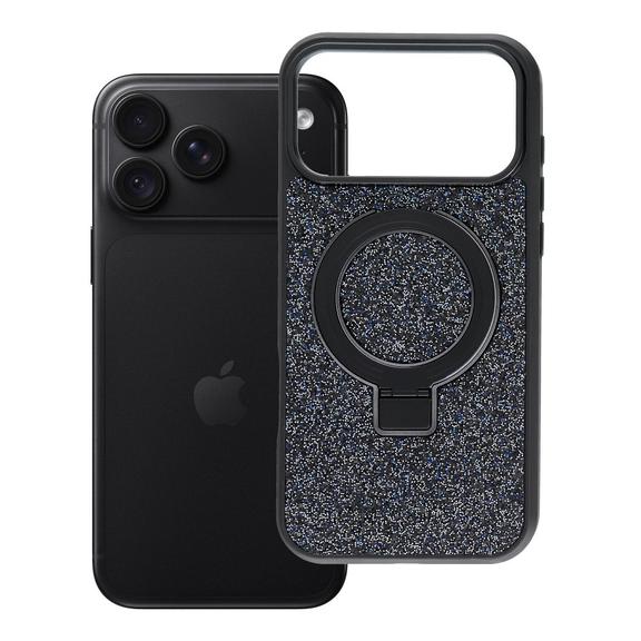 Etui na iPhone 18 Pro Max / 17 Pro Max Quartz Circle Stand Mag Cover czarne