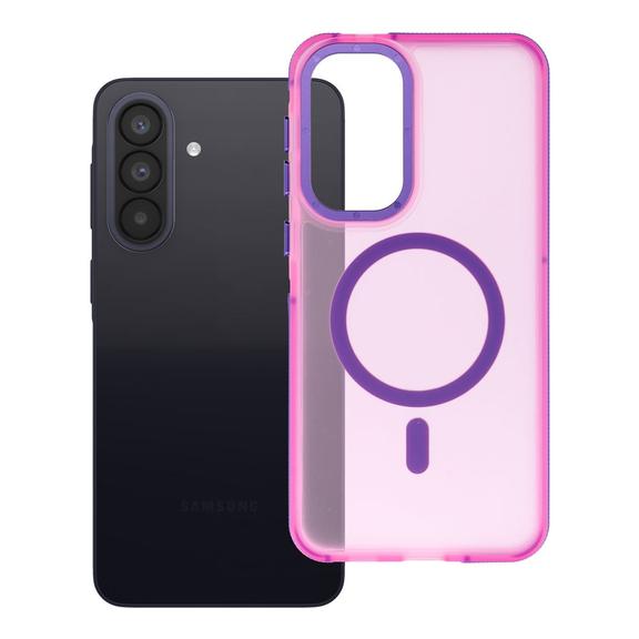 Etui na Samsung A57 Forcell F-Protect Vivid Premium zgodne z MagSafe różowe 0INT
