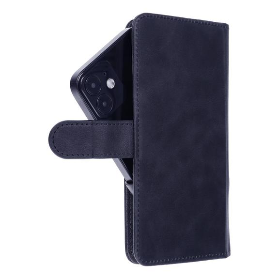 Etui z klapką na iPhone 6 PLUS / 7 PLUS / 8 PLUS / XS MAX / 11 PRO MAX / Samsung S20 FE / S21 FE / S10 PLUS / A10 / A32 / A54 / Xiaomi 12 LITE / Huawei P30 PRO Common Book rozmiar L niebieskie