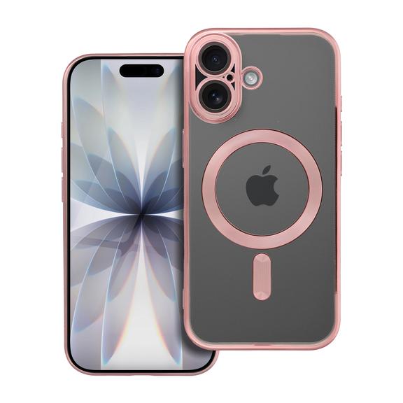 Etui na iPhone 17 Electro Mag Cover zgodne z MagSafe złoto różowe