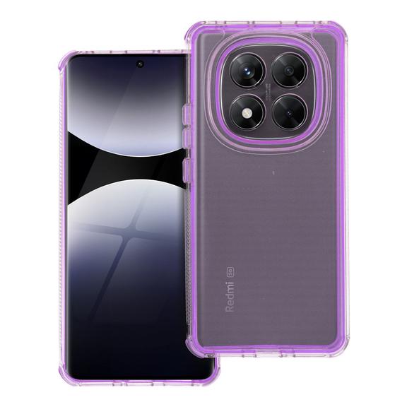 Etui na Xiaomi Redmi Note 14 PRO 5G / 14 PRO PLUS 5G Matrix Clear jasnofioletowe