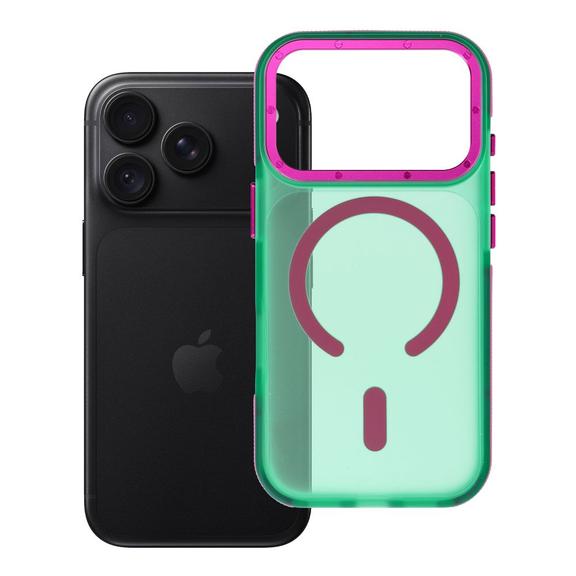 Etui na iPhone 18 Pro / 17 Pro Forcell F-Protect Vivid Premium zgodne z MagSafe zielone 0INT