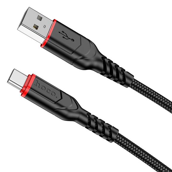 Kabel USB A do USB C Hoco 3A 3 m X59 czarny