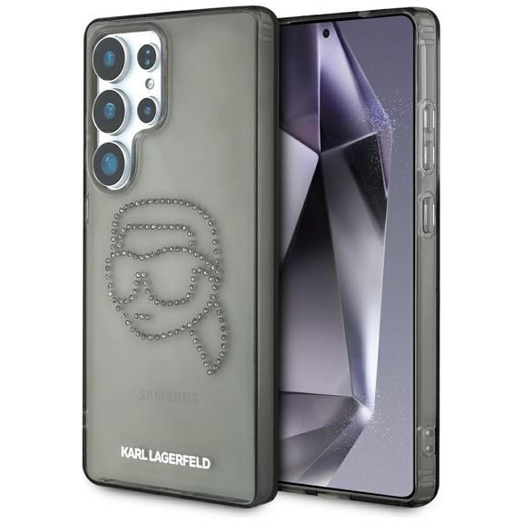KARL LAGERFELD futerał do SAMSUNG S25 Ultra KLHCS25LHKHDCELK (IML Rhinestones K Head) czarny