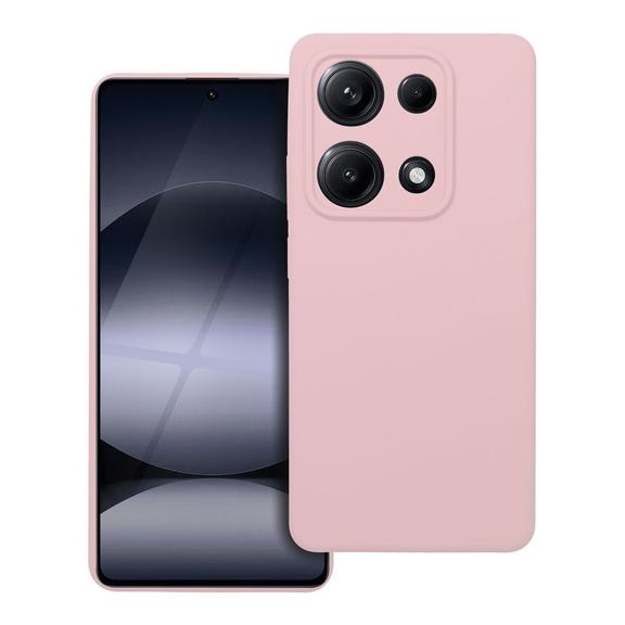 Futerał do Xiaomi Redmi Note 14S Silicone 2mm pudrowy róż