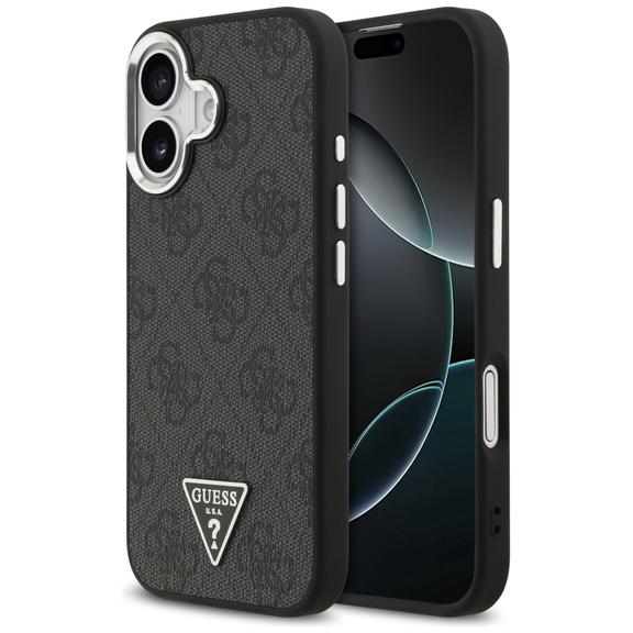 GUESS futerał do IPHONE 17 kompatybilny z MagSafe GUHMP17SP4TSRCMK (PU 4G W/Triangle Logo SL) czarny