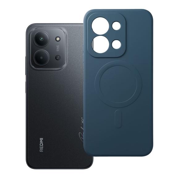 Futerał do Xiaomi Redmi 15C (173,16 x 81,07 x 8,2) Silicone Mag Cover zgodny z MagSafe niebieski